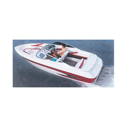 V-17 I/O Boat Cover 5.3 Oz. Gray Poly-Flexii - 77117F10 - 500-77117F10F1